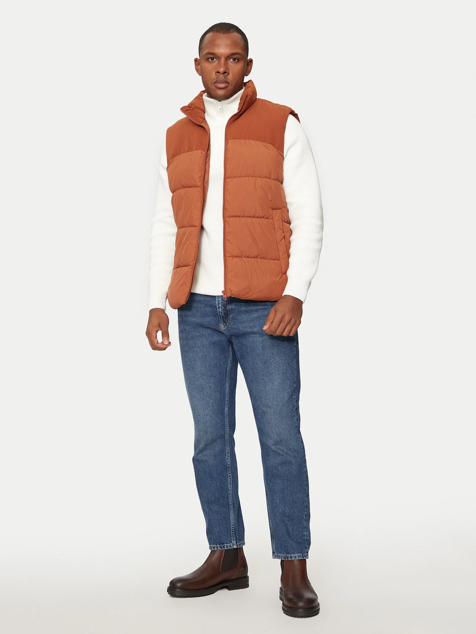 Colete JJMOON Jack&Jones Mocha 4