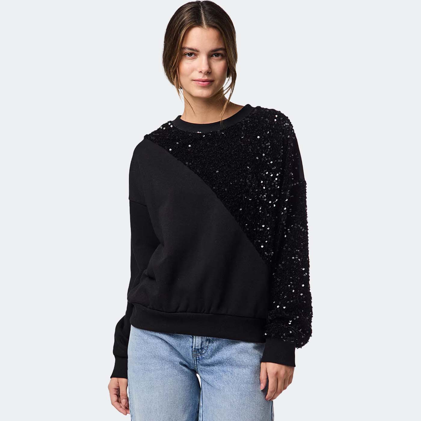 Sweatshirt PCNANCY Pieces Black 0