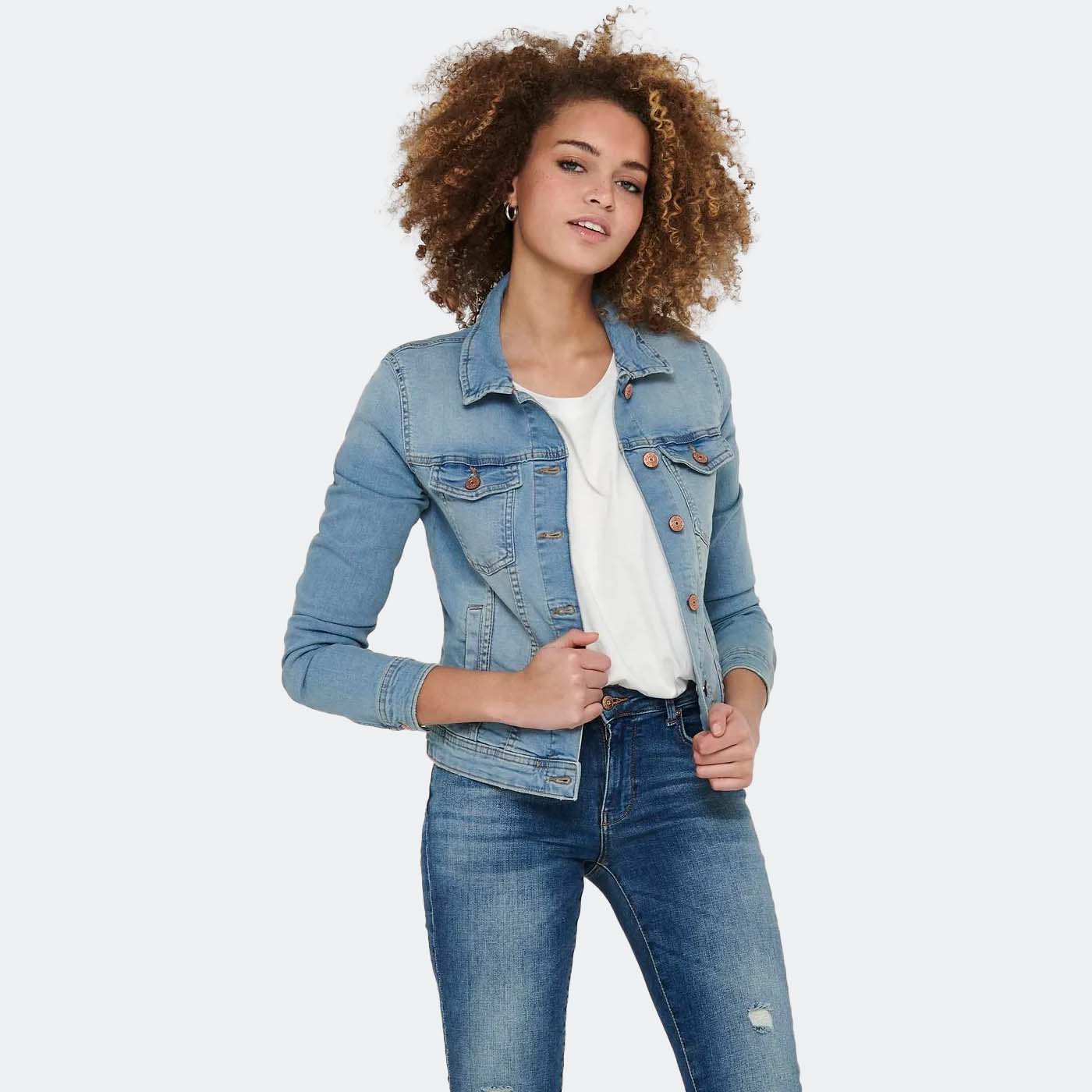 Casaco ONLTIA Only Light Blue 0