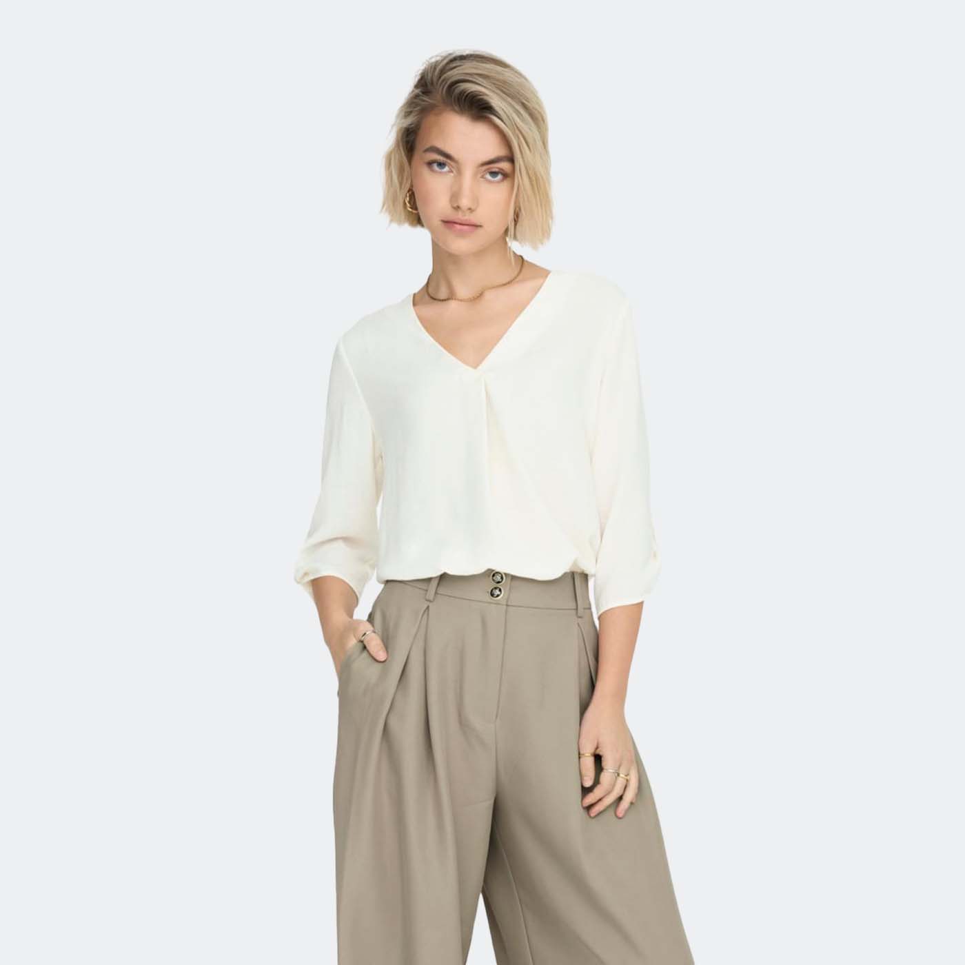 Blusa JDYDIVYA JDY Cloud Dancer 0