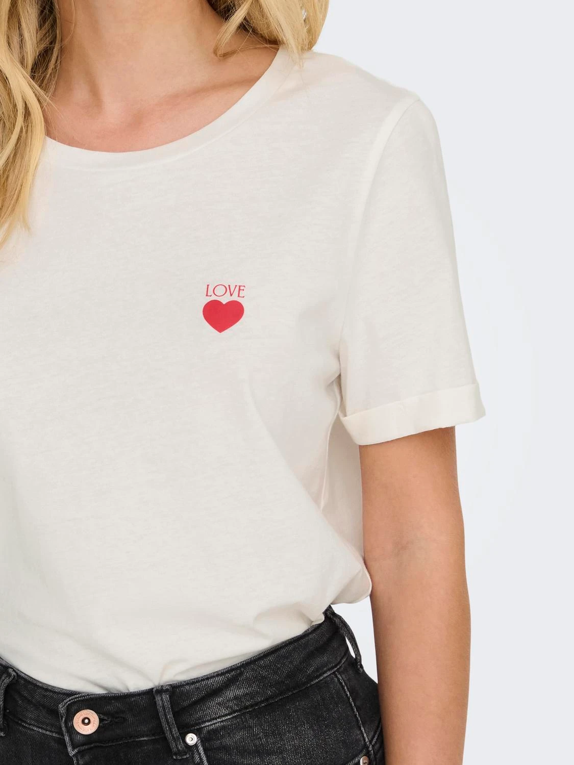 T-shirt JDYKITTY JDY Cloud Dancer 1