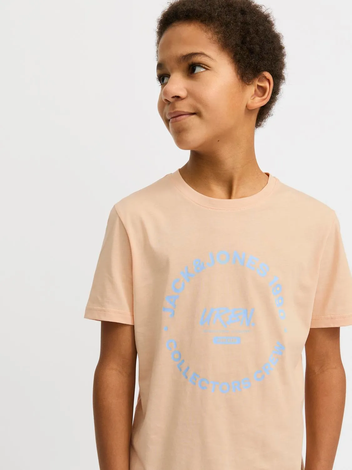 T-shirt JJSIMON Jack&Jones Júnior Peach Parfait 1