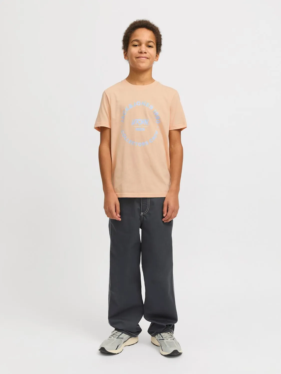 T-shirt JJSIMON Jack&Jones Júnior Peach Parfait 4