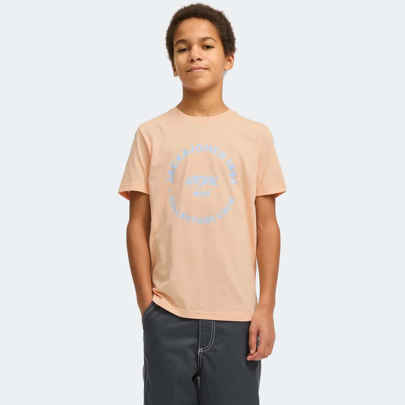 T-shirt JJSIMON Jack&Jones Júnior Peach Parfait 0