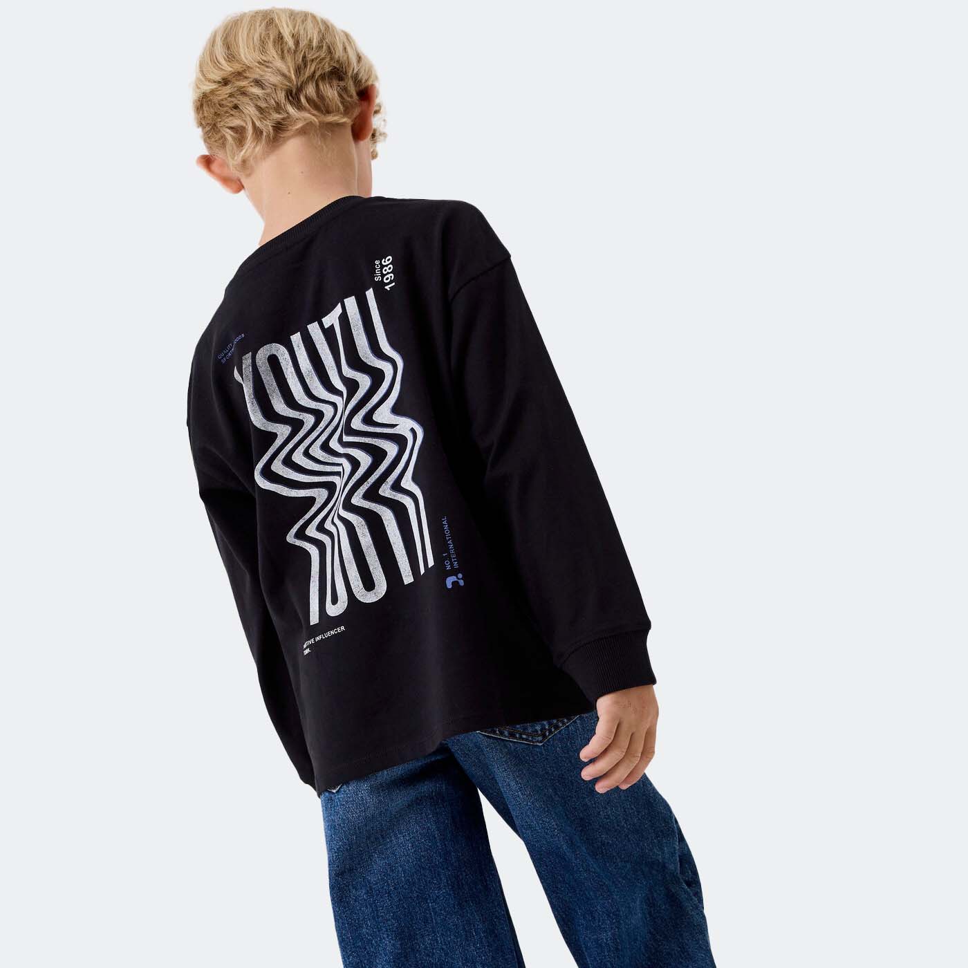 Sweatshirt NKMOVIN Name It Black 0