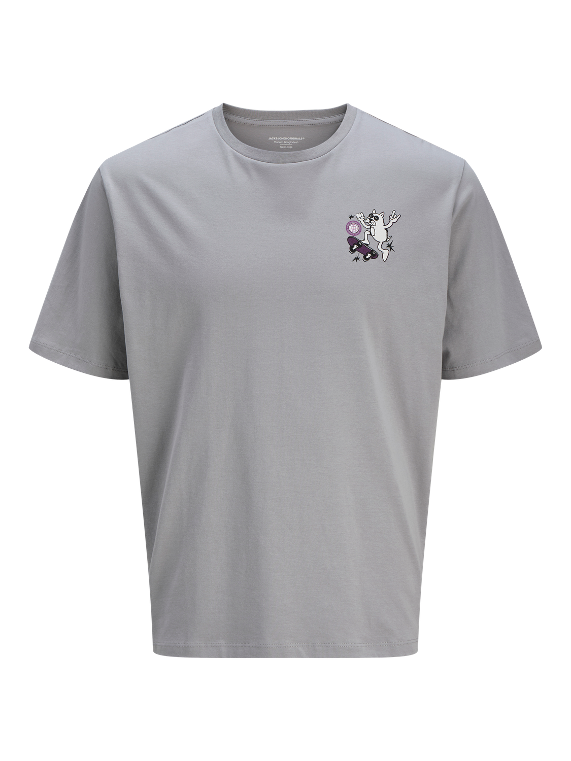 T-shirt JORDOG Jack&Jones Ultimate Grey 1