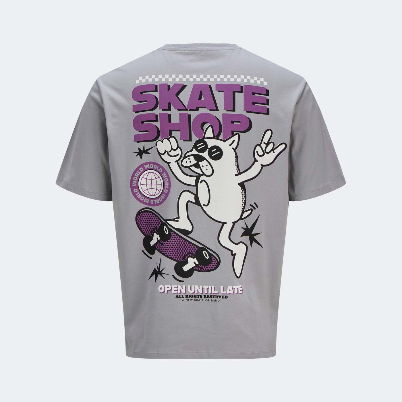 T-shirt JORDOG Jack&Jones Ultimate Grey 0