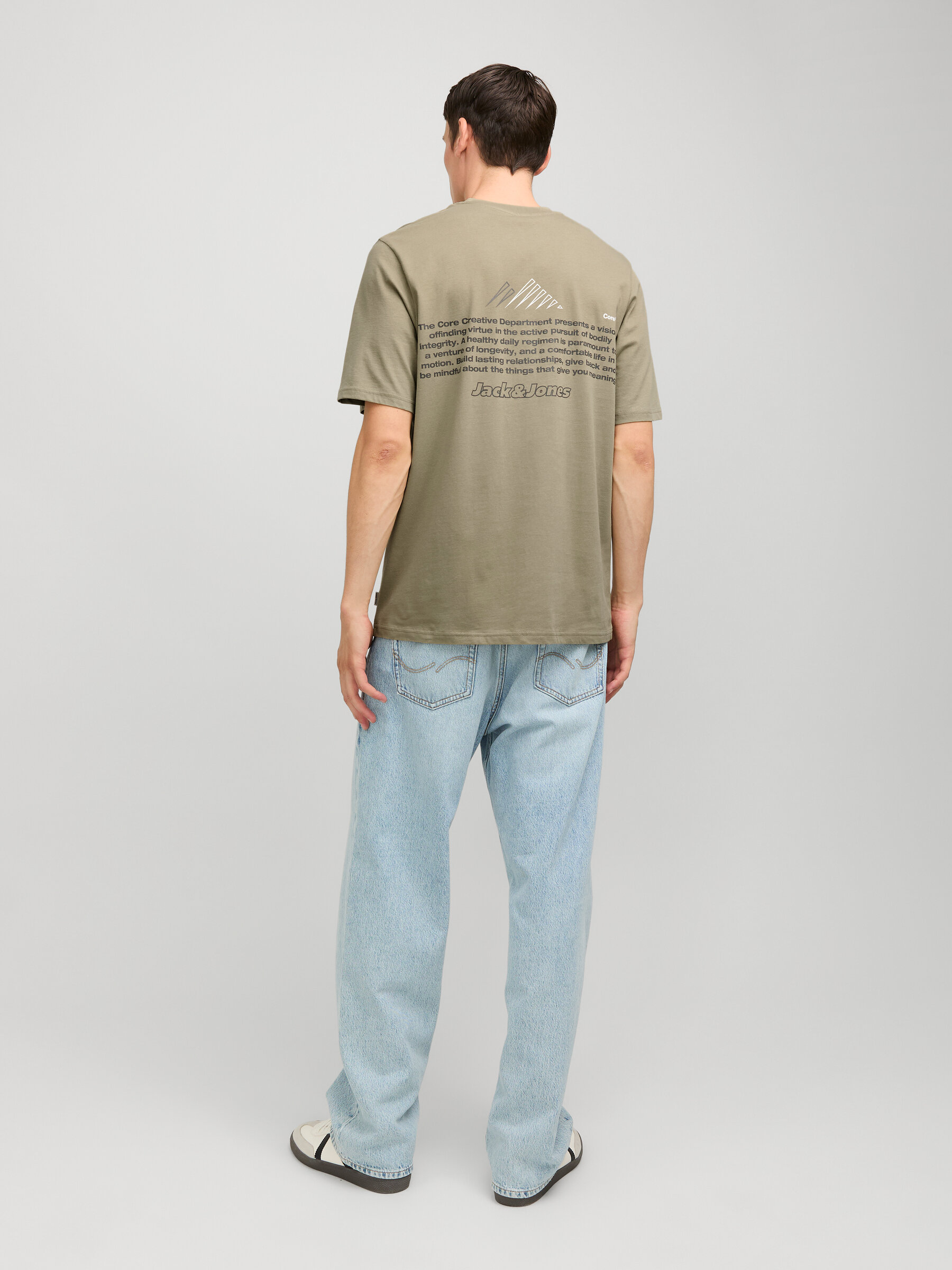 T-shirt JCOLIMA Jack&Jones Silver Sage 4