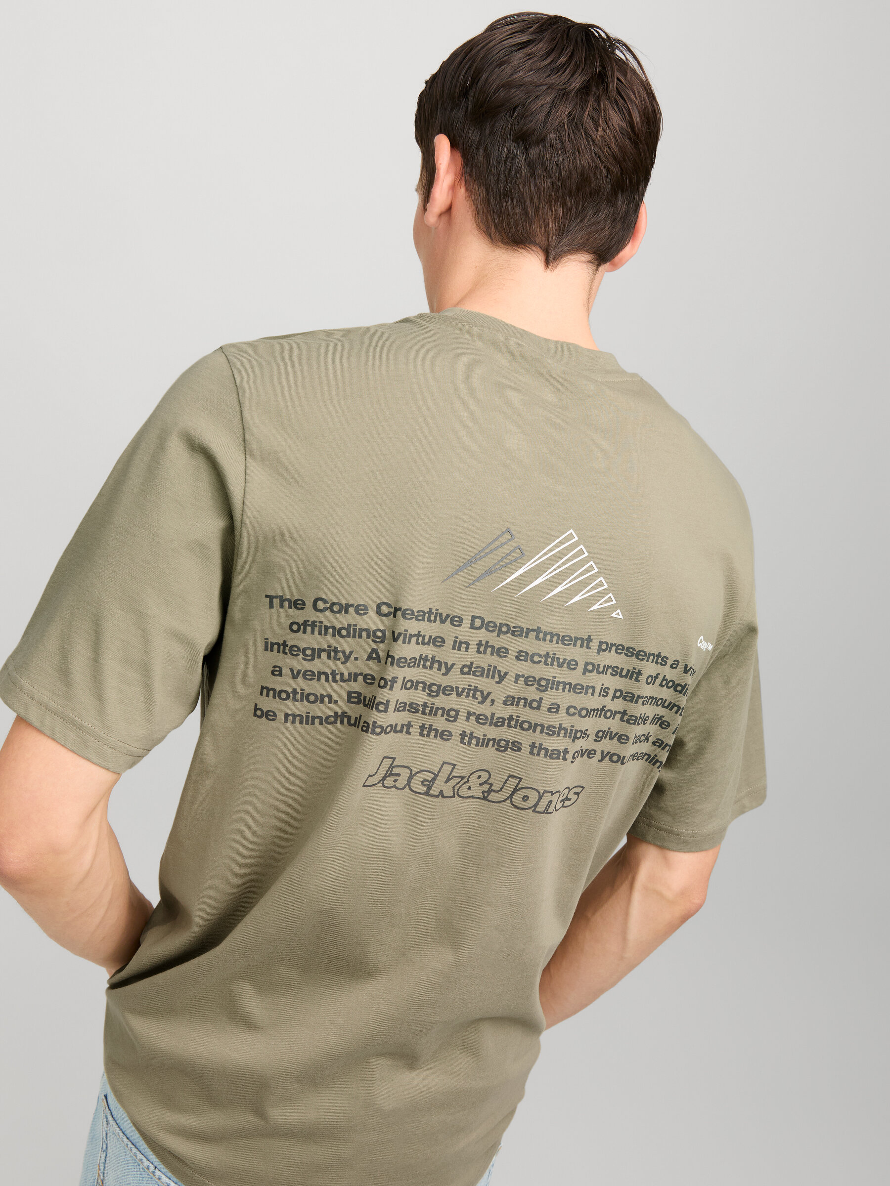 T-shirt JCOLIMA Jack&Jones Silver Sage 2