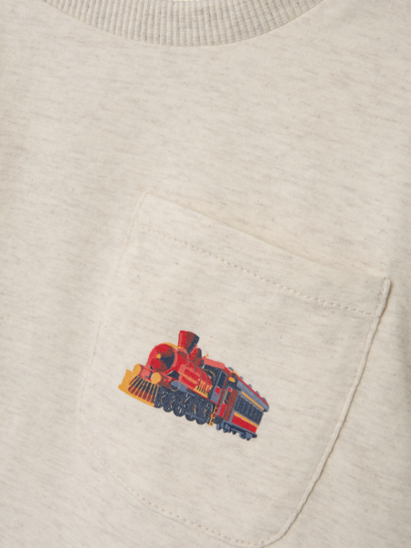 T-shirt NMMFOLAN Name It Peyote Melange 1