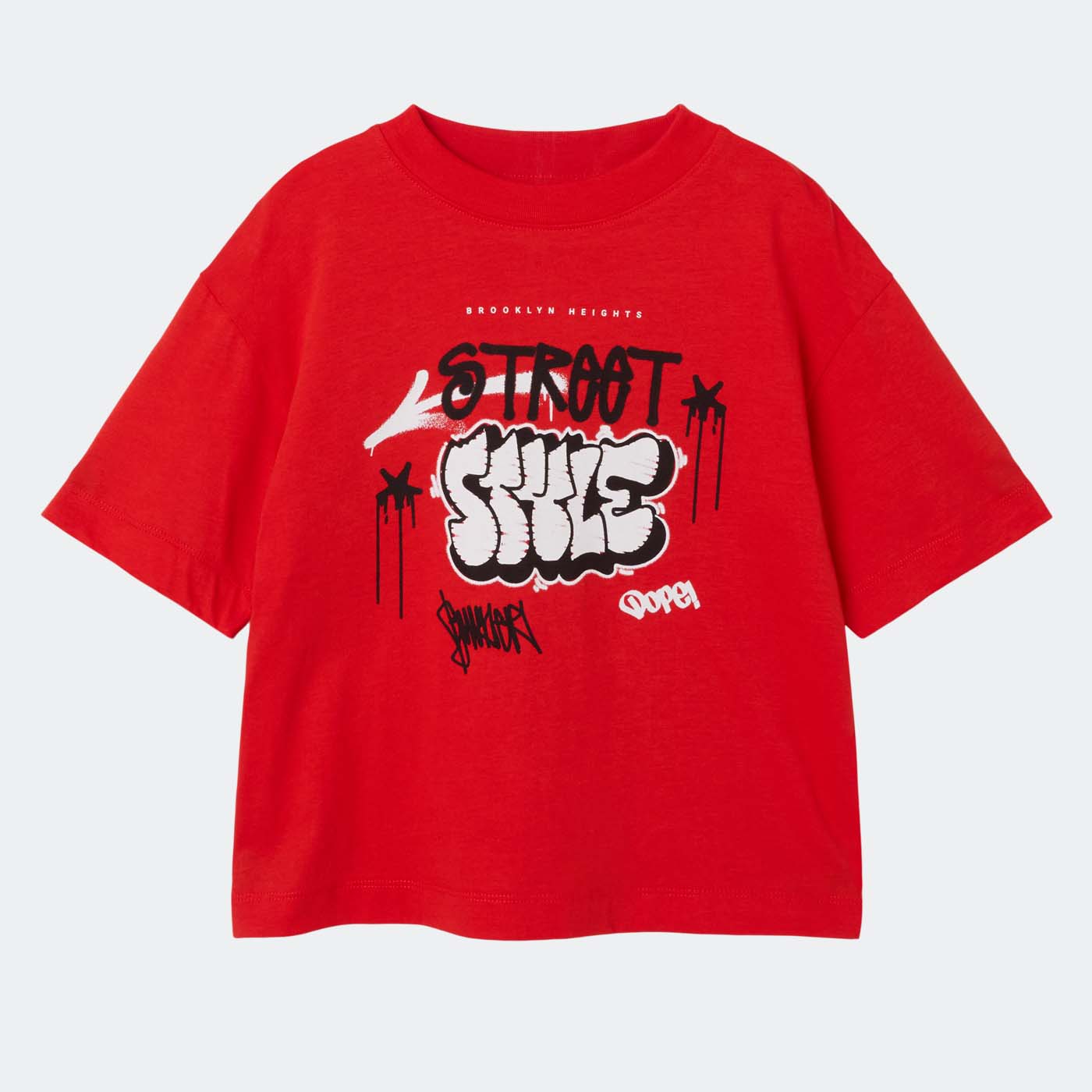 T-shirt NMMJOPO Name It Flame Scarlet 0