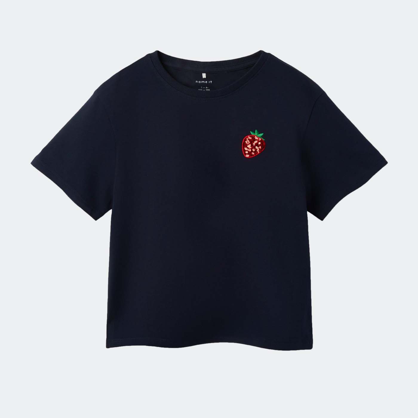 T-shirt NKFKIRSESTIN Name It Dark Sapphire 0