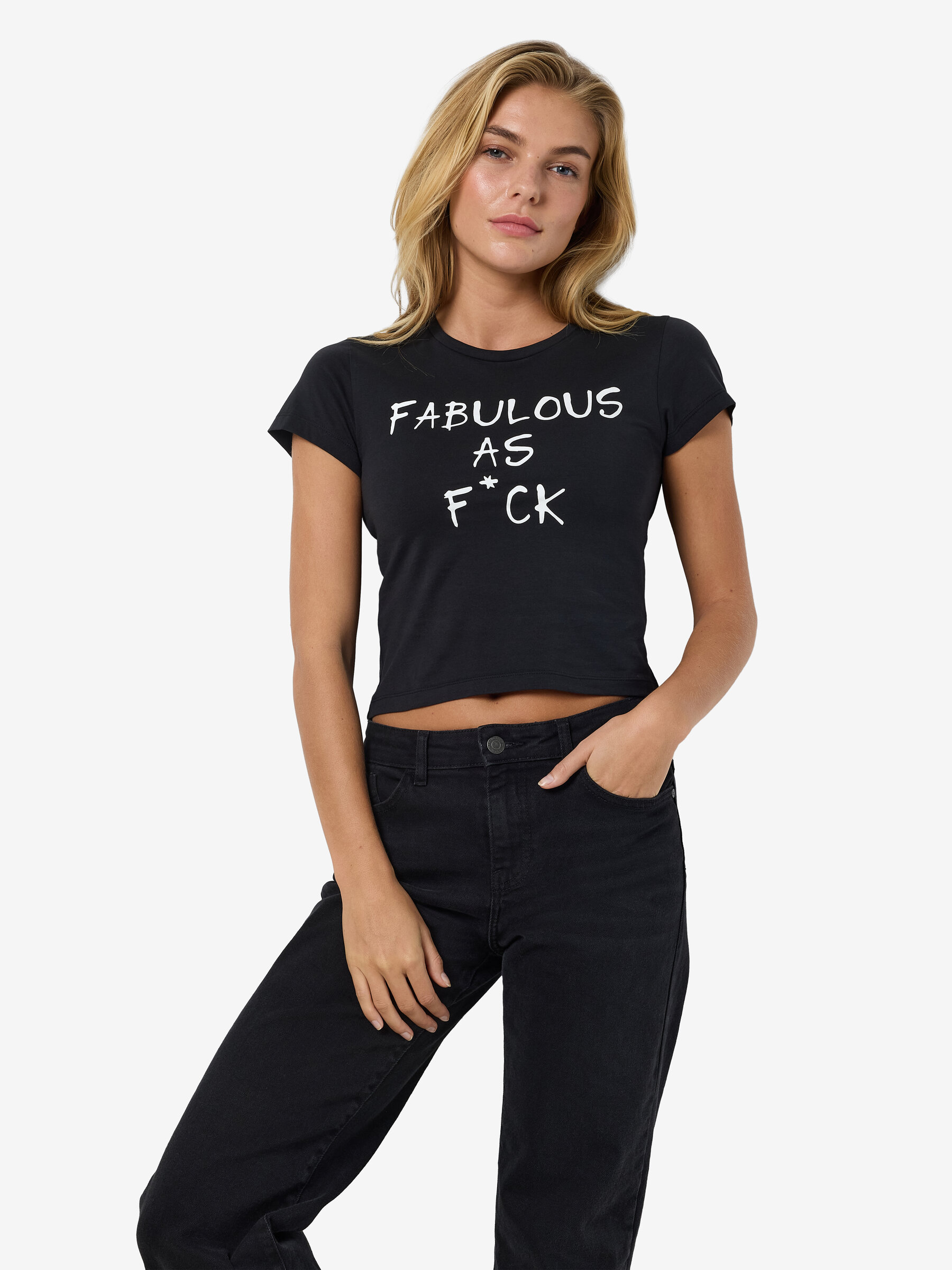 T-shirt NMMOLLY NoisyWay Black 2