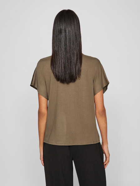 Blusa VIELLETTE Vila Dusty Olive 2