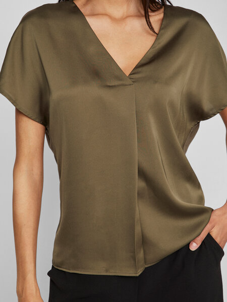 Blusa VIELLETTE Vila Dusty Olive 0