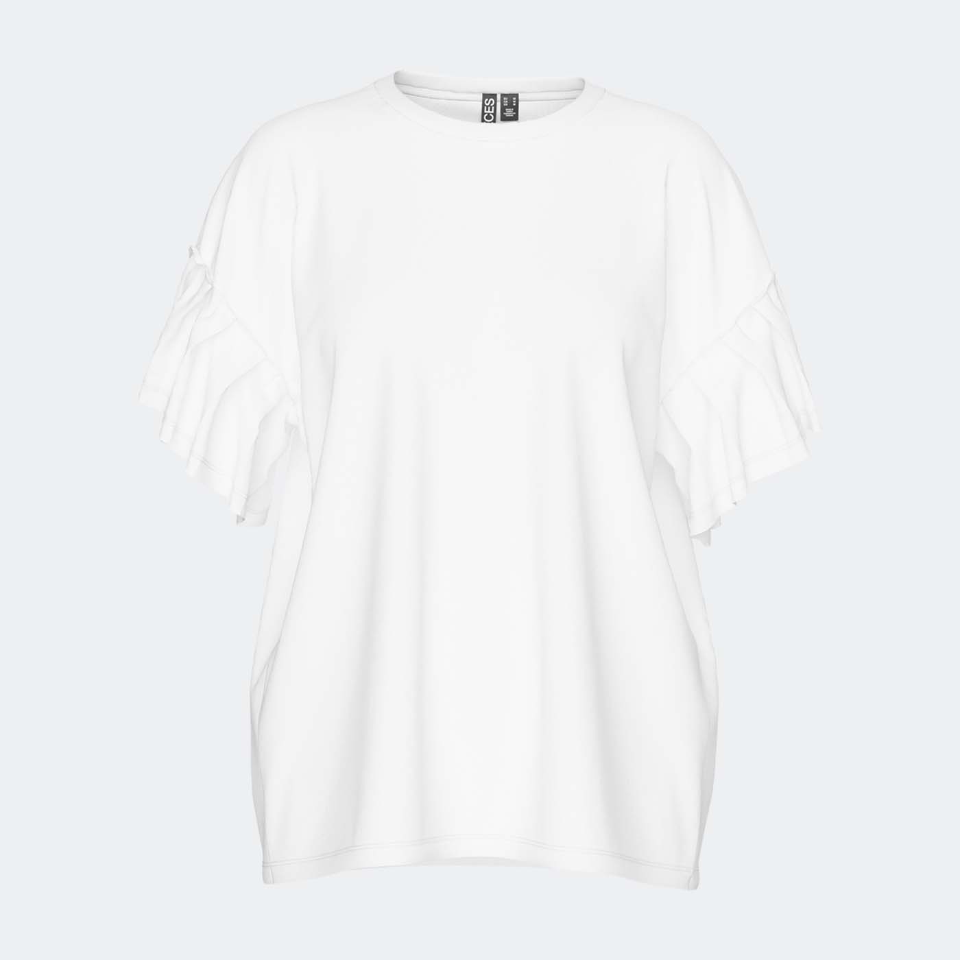 T-shirt PCSKYLAR Pieces White 0