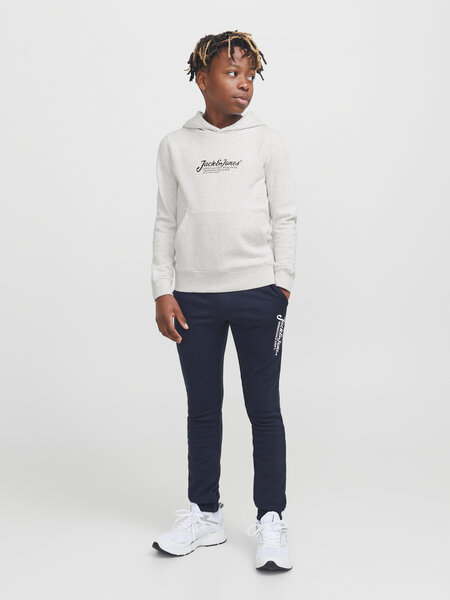 Sweatshirt JJBEAU Jack&Jones Júnior White Melange 3