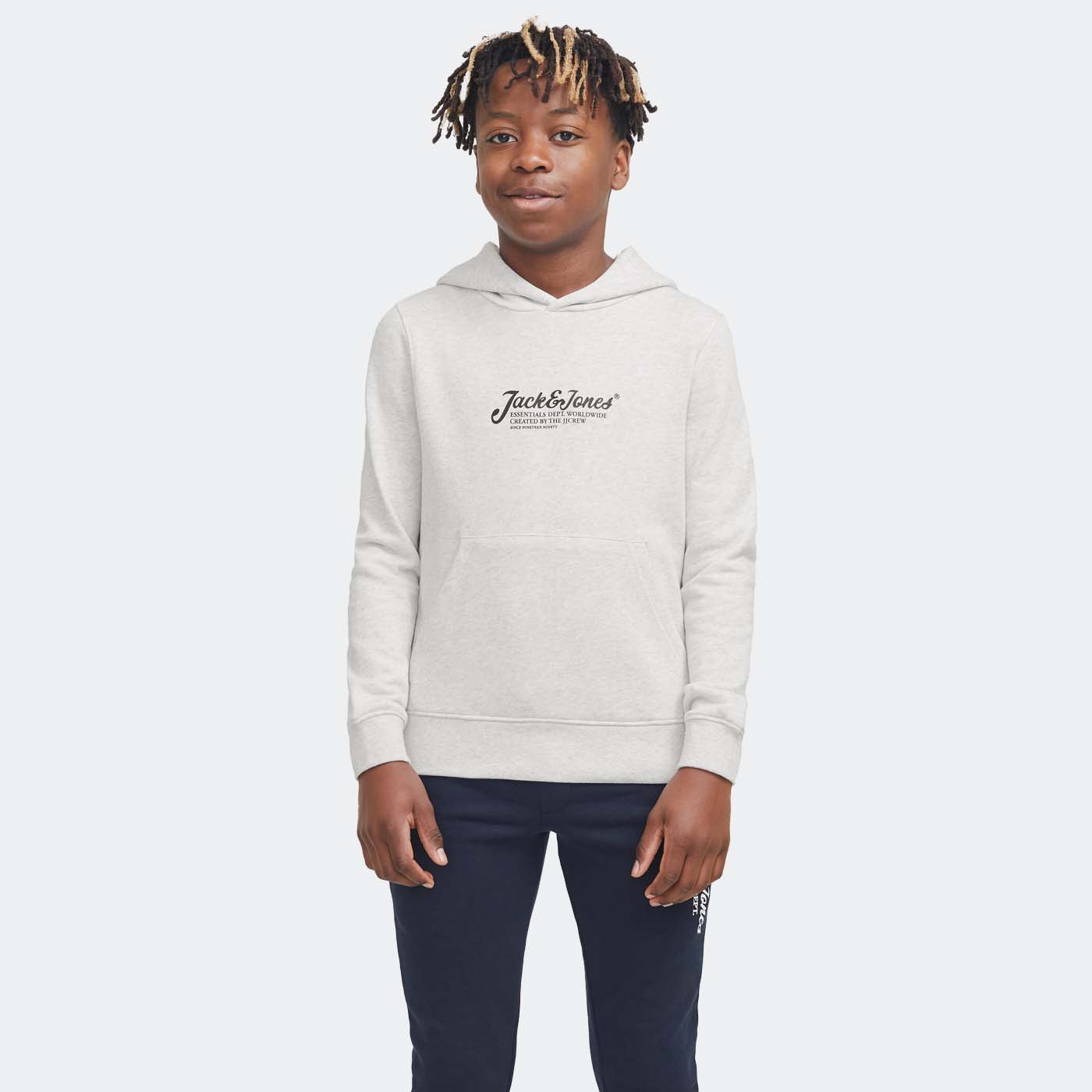 Sweatshirt JJBEAU Jack&Jones Júnior White Melange 0