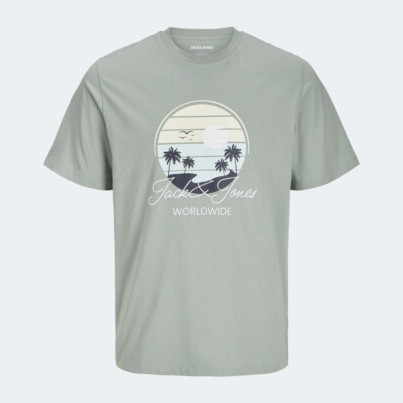 T-shirt JJPALM Jack&Jones Mini Iceberg Green 0