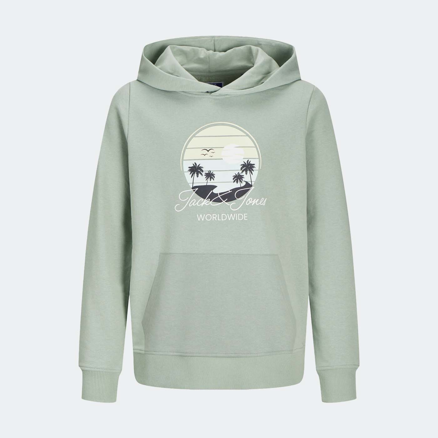 Sweatshirt JJPALM Jack&Jones Mini Iceberg Green 0