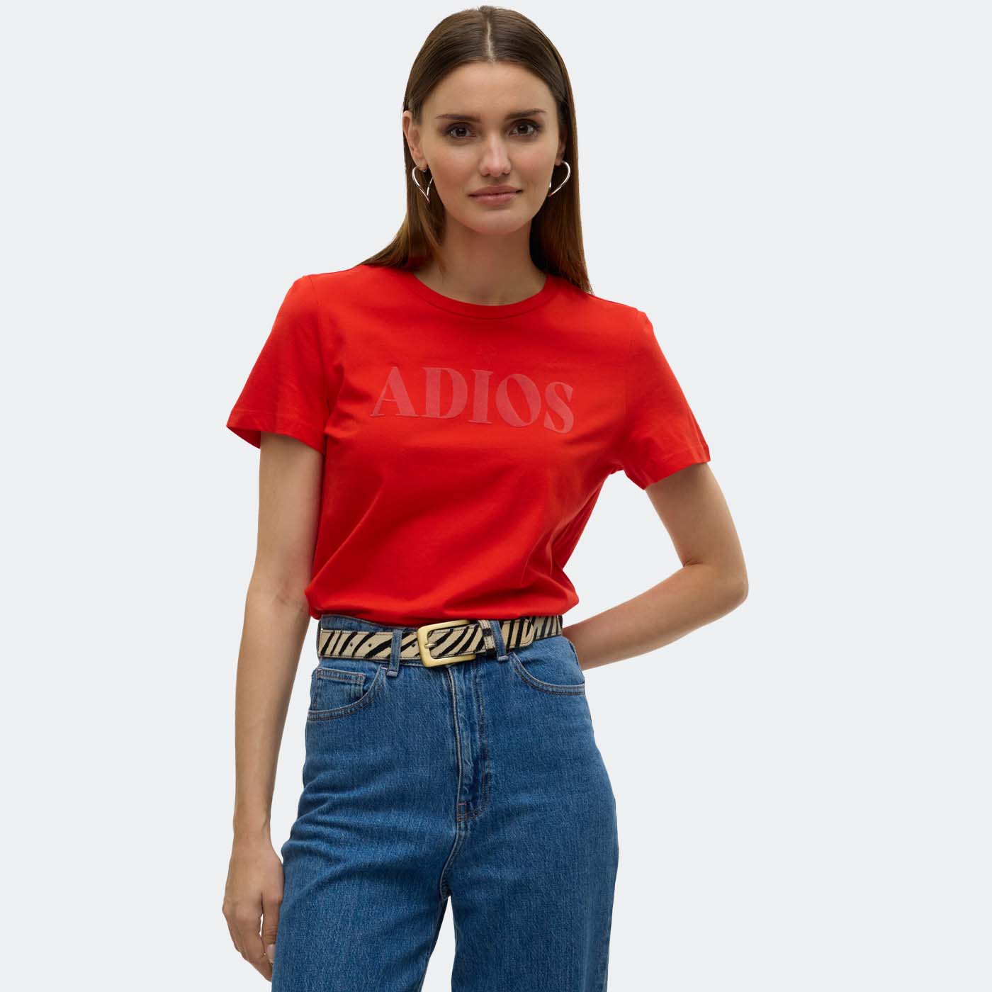T-shirt VMJESSY Veromoda Fiery Red 0