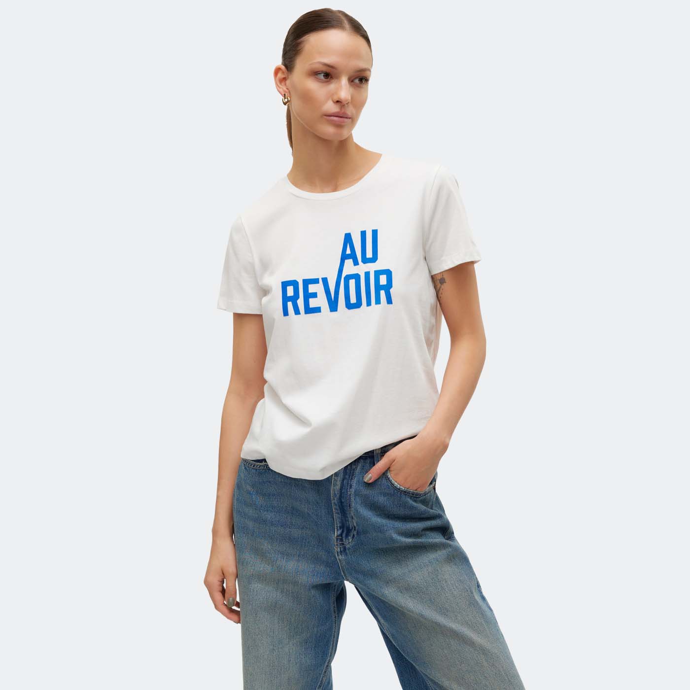 T-shirt VMJESSY Veromoda Snow White 0