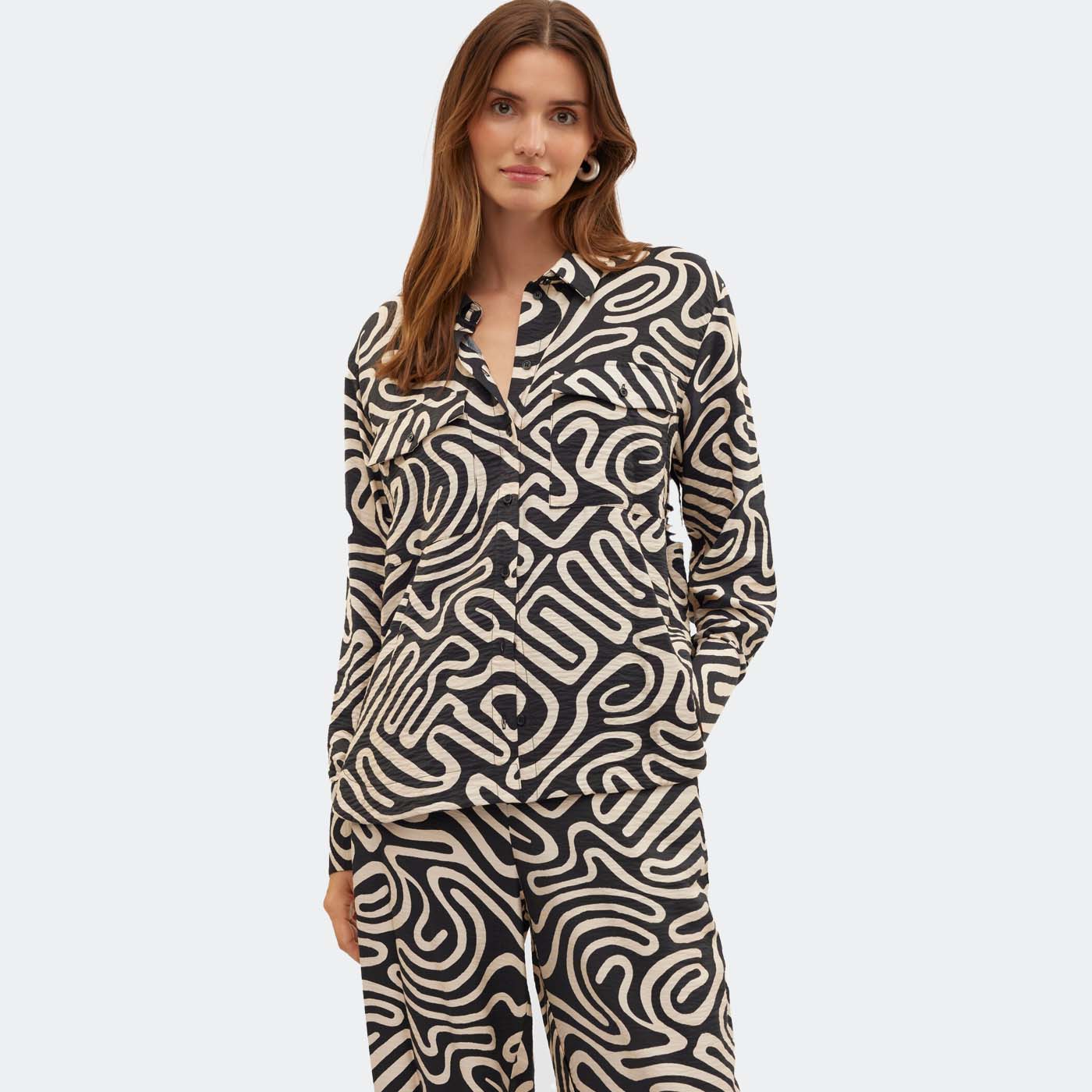 Camisa VMVIGDIS Veromoda Black 0