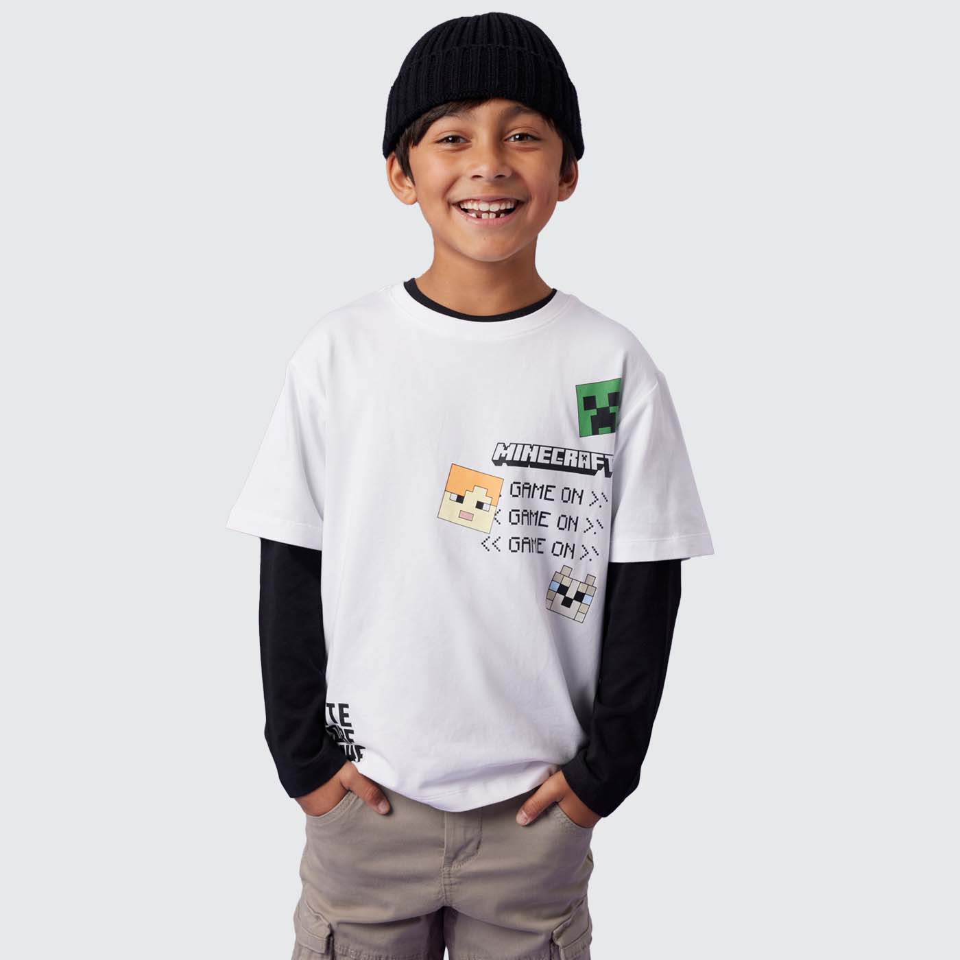 T-shirt NKMJAFAR Name It Bright White 0