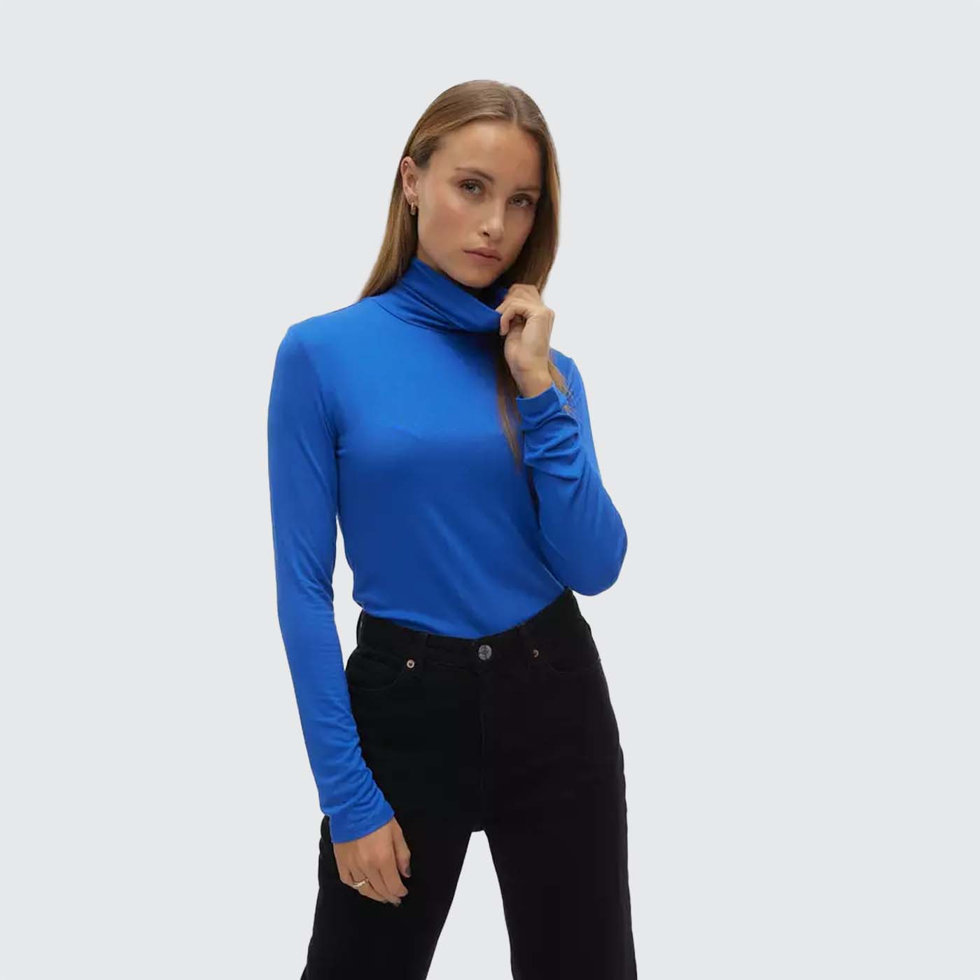 Camisola VMALBERTE Veromoda Beaucoup Blue 0