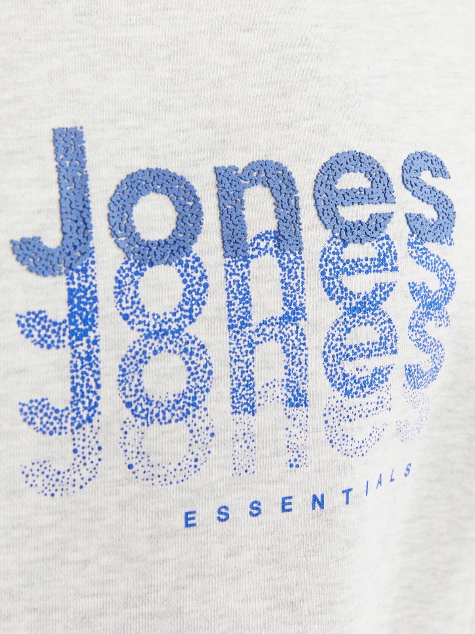 Sweatshirt JJTEX Jack&Jones White Melange 3