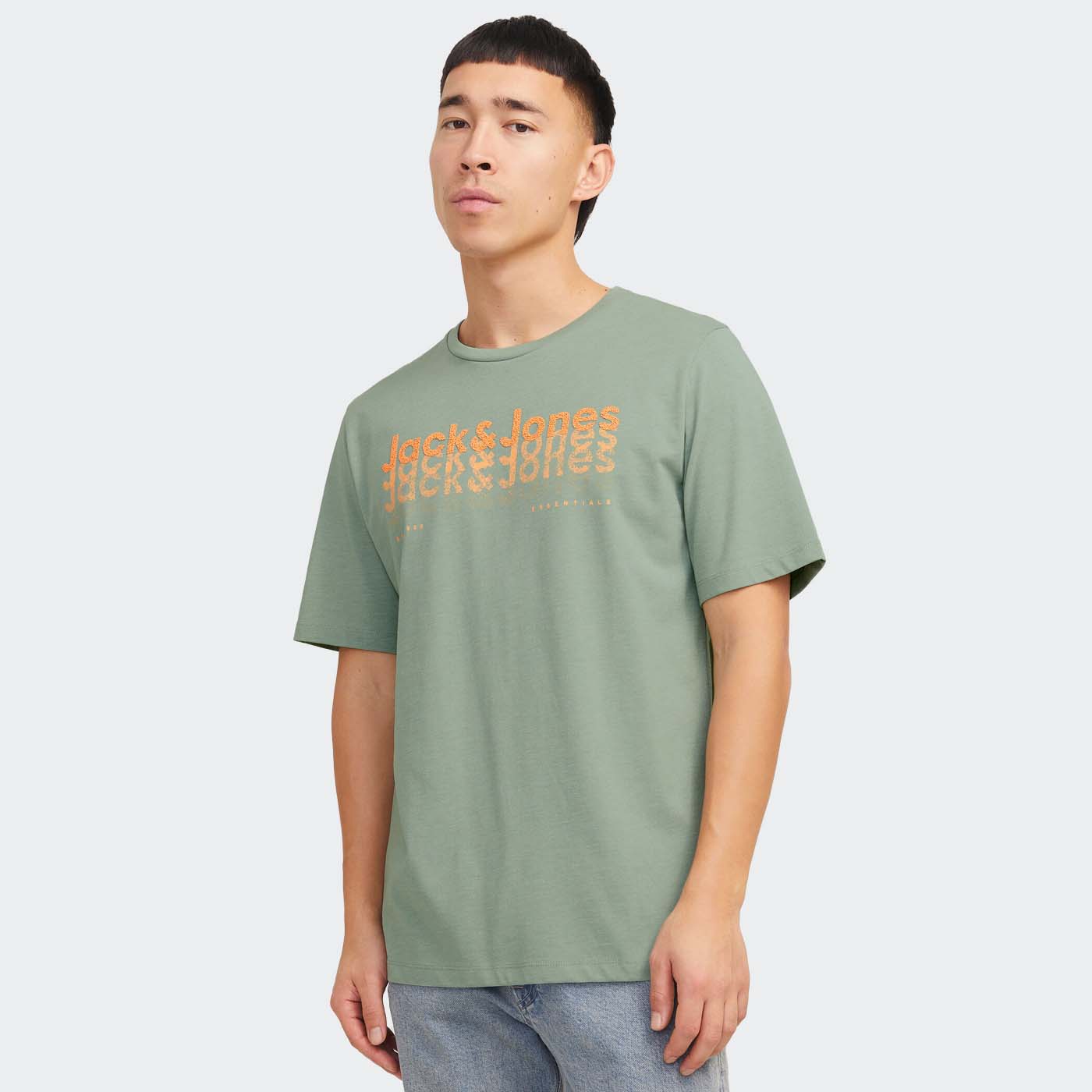 T-shirt JJTEX Jack&Jones Iceberg Green 0