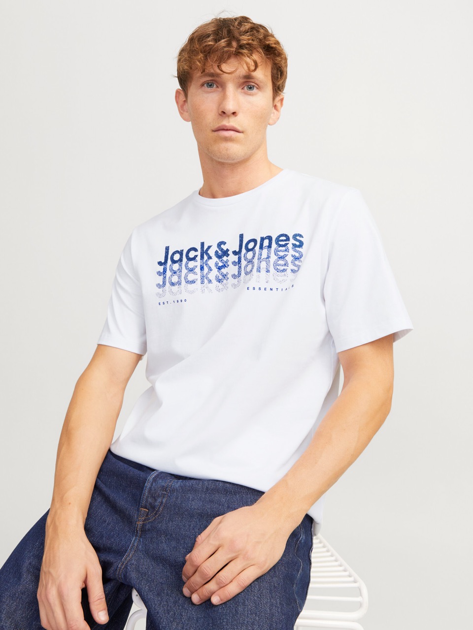 T-shirt JJTEX Jack&Jones White 1