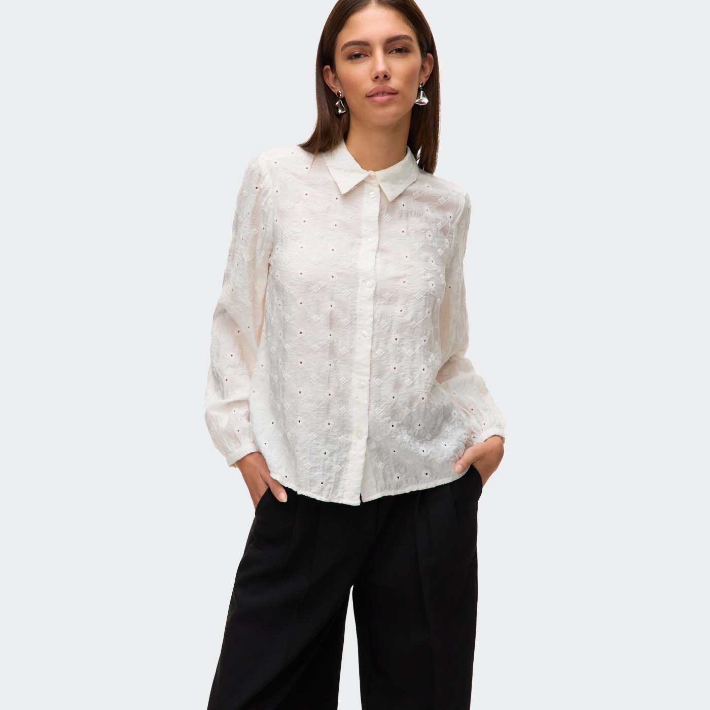 Camisa VMVANESSA Veromoda Snow White 0