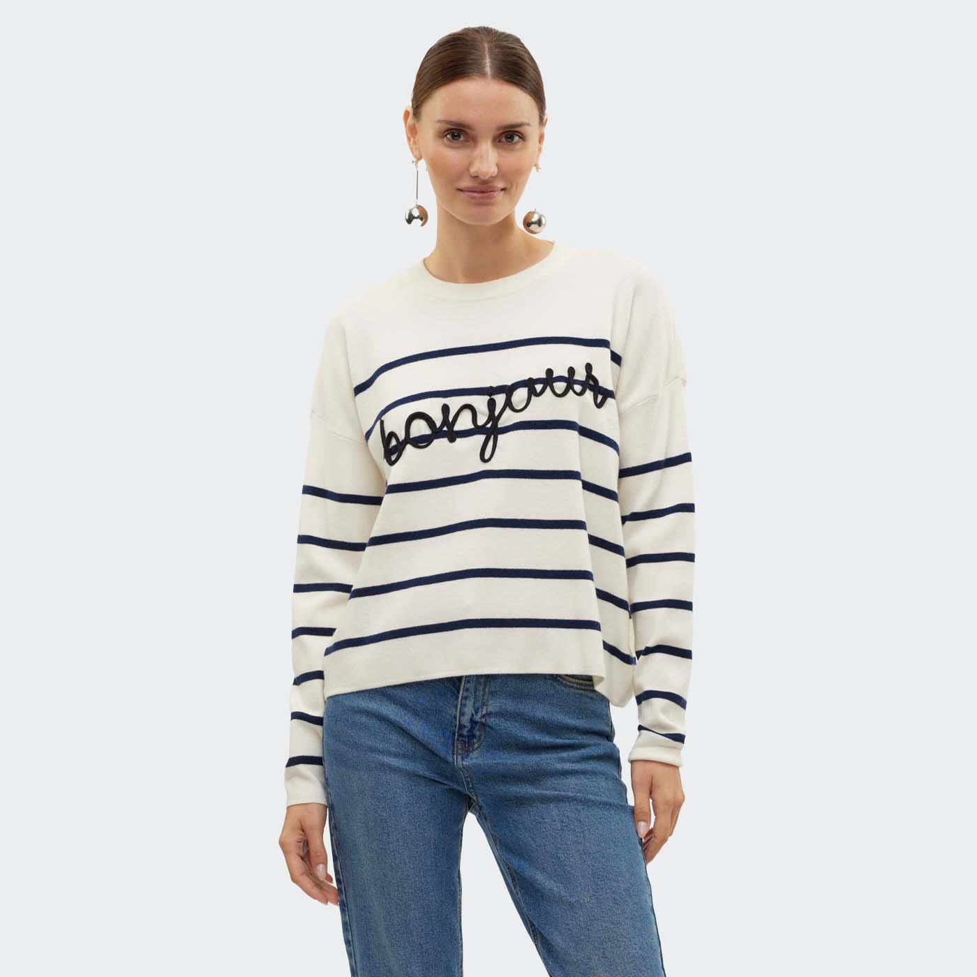 Camisola VMARIA Veromoda Birch Navy 0