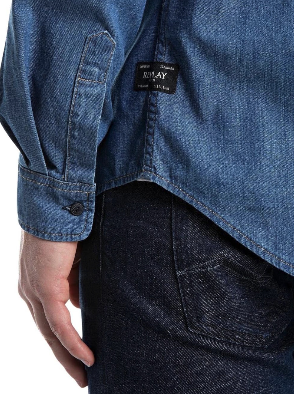 Camisa M4124 Replay 009 3