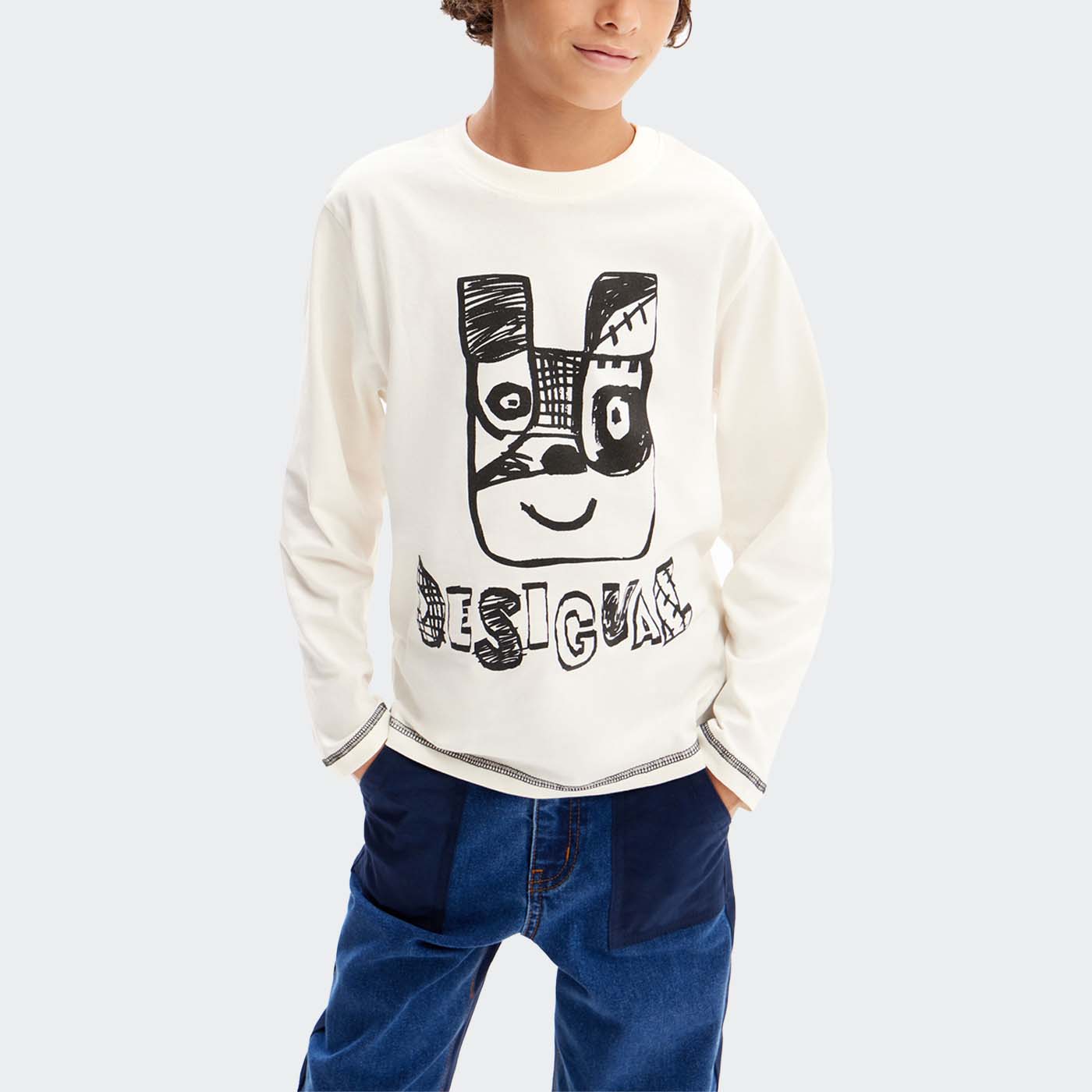 T-shirt ARTY ANIMAL Desigual 1000 0