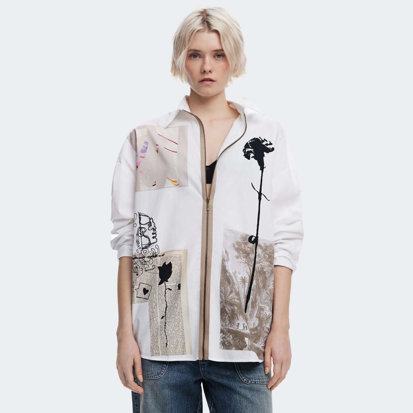 Camisa RECORTES LACROIX Desigual 1000 0